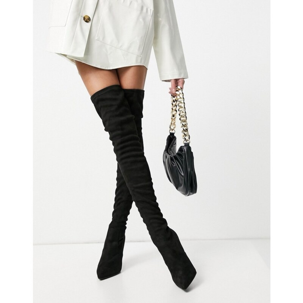 Steve Madden Black Over-the-Knee Boots